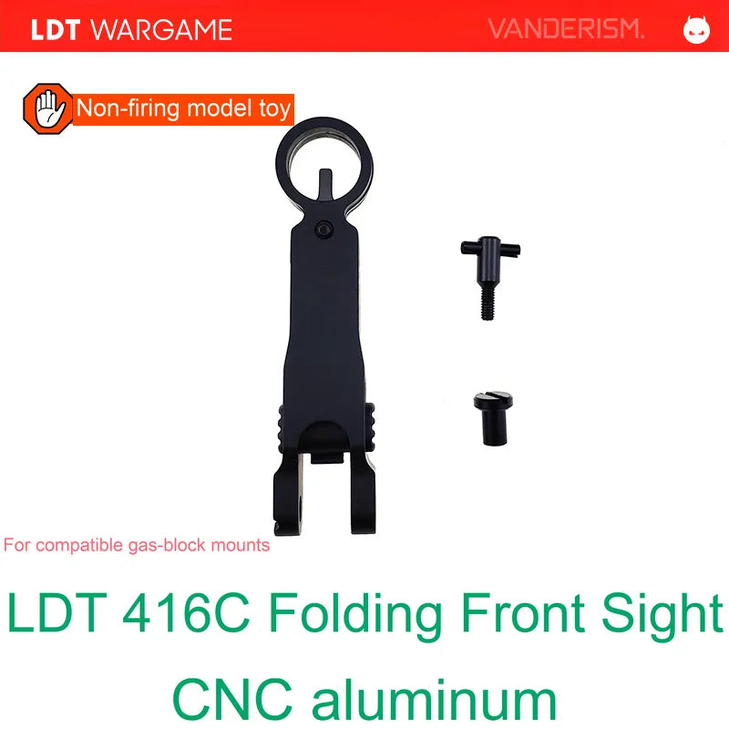 LDT 416C Aluminum Folding Front Sight (Pre-Order 50 Hari)