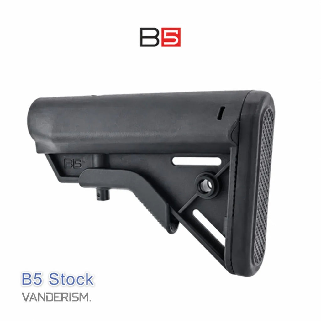 B5 BRAVO Nylon Stock | Gel Blaster WGG WGB Airsoft (Pre-Order 50 Hari)