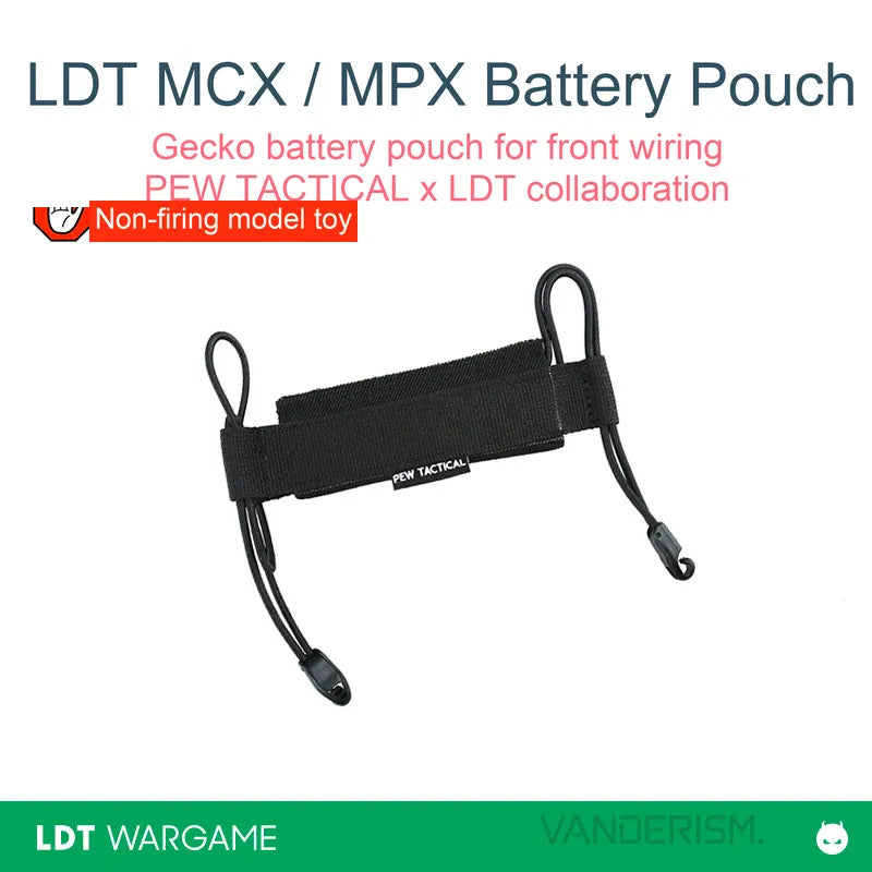 PEW TACTICAL x LDT Gecko Battery Pouch for Front-Wired MCX / MPX (Pre-Order 50 Hari)