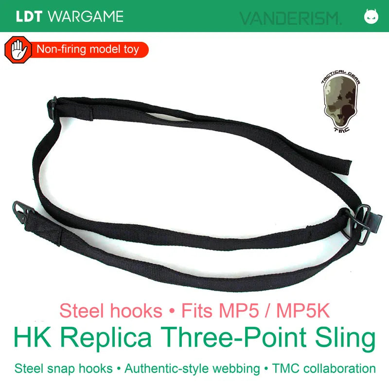 TMC x LDT HK Replica Three-Point Sling for MP5 / MP5K Bread-Style Stocks (Pre-Order 50 Hari)