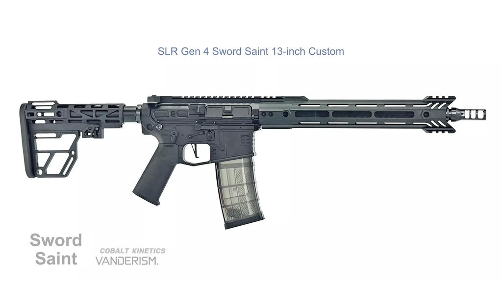Cobalt Kinetics SLR Gen 4 Custom Gel Blaster (Pre-Order 50 Hari)