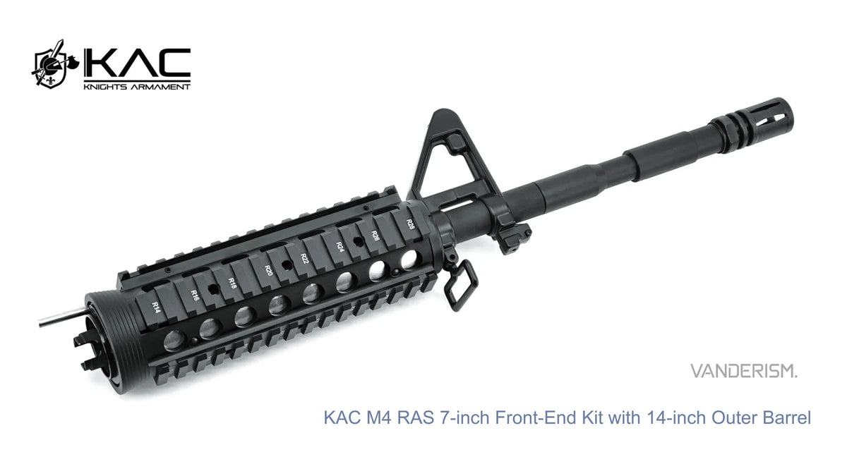 KAC M4 RAS 7 Inch Metal Front End Kit | Gel Blaster WGG WGB (Pre-Order 50 Hari)