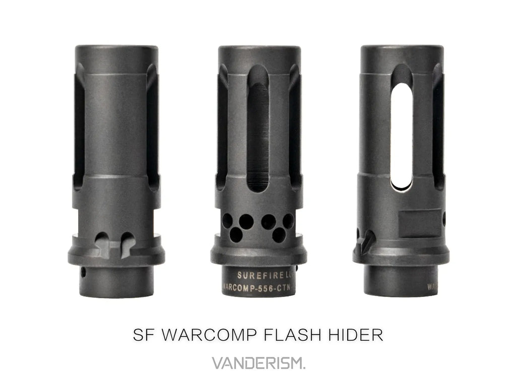 SF WARCOMP and SOCOM 4P Steel Flash Hiders | Gel Blaster WGG WGB Airsoft (Pre-Order 50 Hari)