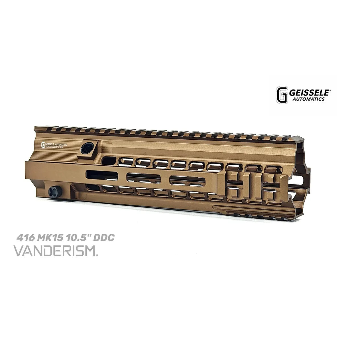 GEISSELE HK416 MK15 Metal Handguard | Gel Blaster WGG WGB Airsoft (Pre-Order 50 Hari)