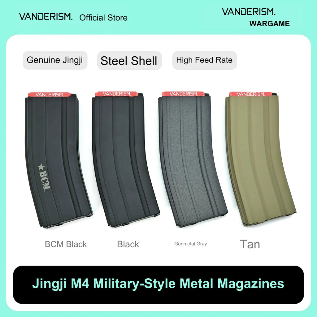 Jingji M4 HK416 Steel Magazines (Pre-Order 50 Hari)