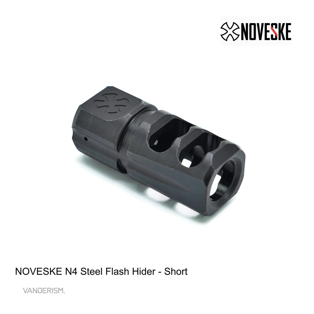NOVESKE N4 Steel Flash Hider | Gel Blaster WGG WGB Airsoft (Pre-Order 50 Hari)