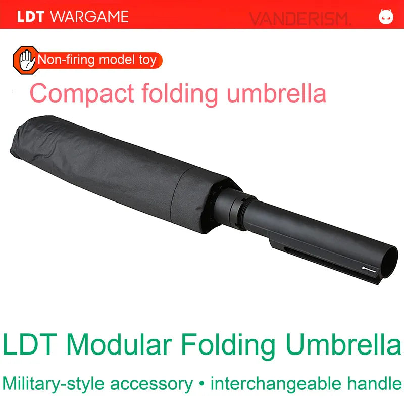 Military-Style Modular Umbrella with Replaceable Handle / Stock Options (Pre-Order 50 Hari)