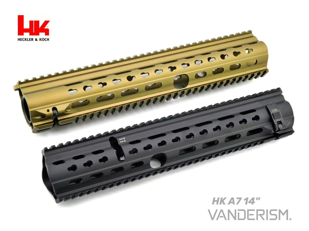 HK416 A7 Quick Release Metal Handguards | Gel Blaster WGG WGB Airsoft (Pre-Order 50 Hari)