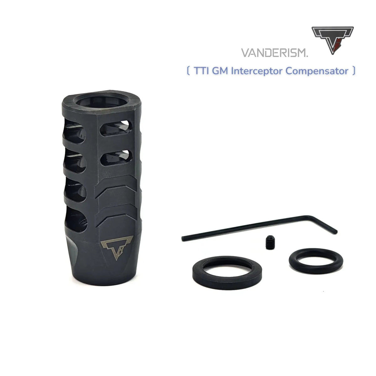 TTI GM John Wick Steel Flash Hider | Gel Blaster WGG WGB Airsoft (Pre-Order 50 Hari)