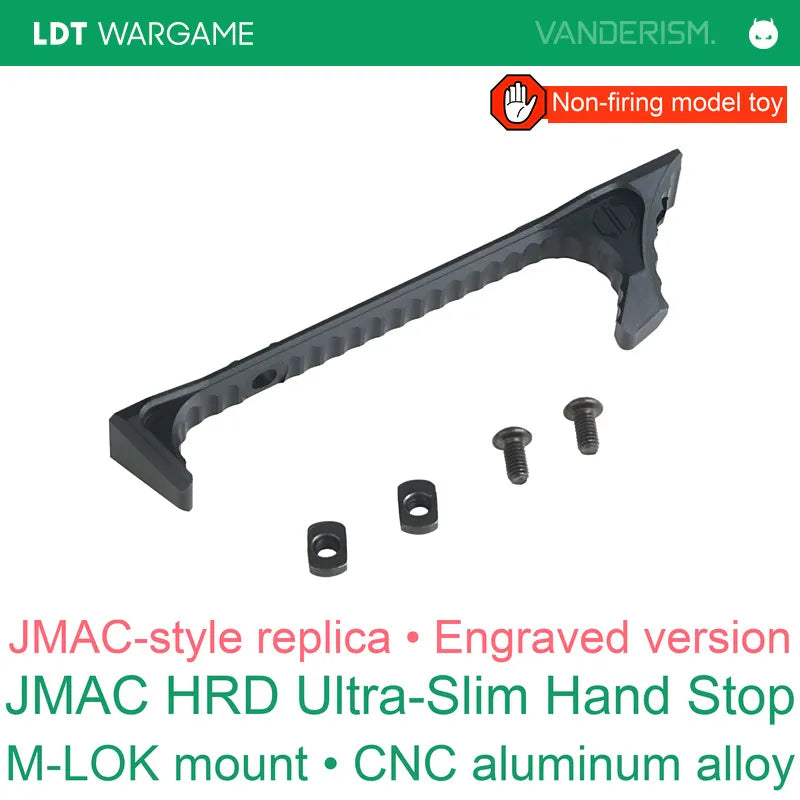 LDT JMAC HRD Replica Ultra-Slim CNC Hand Stop for Foam-Dart / Gel-Blaster Toys (Pre-Order 50 Hari)