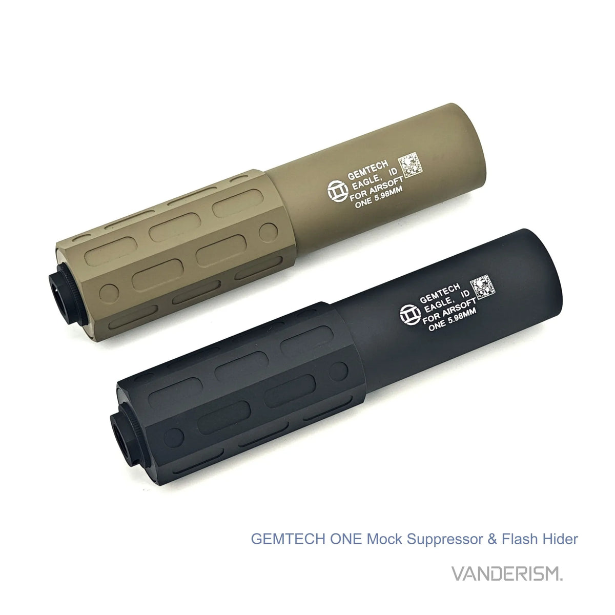 GEMTECH ONE and OSS BPR2 Mock Suppressors (Pre-Order 50 Hari)