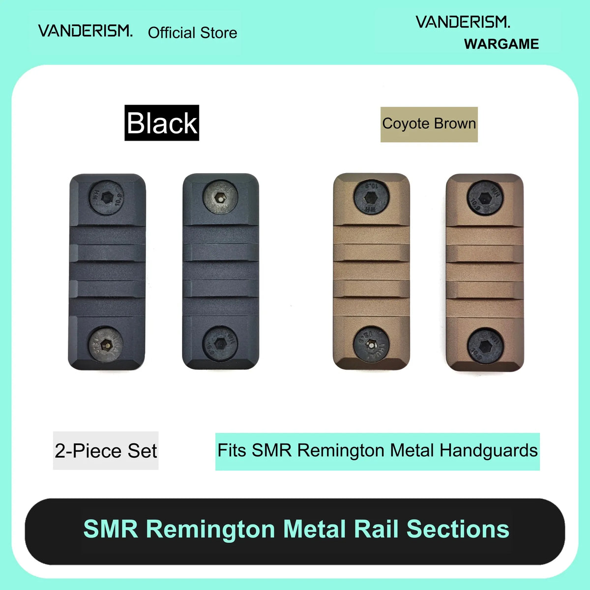 SMR and Remington Metal Rail Sections (Pre-Order 50 Hari)