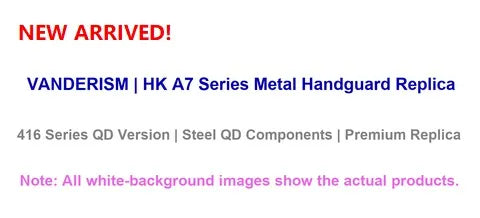 HK416 A7 Quick Release Metal Handguards | Gel Blaster WGG WGB Airsoft (Pre-Order 50 Hari)