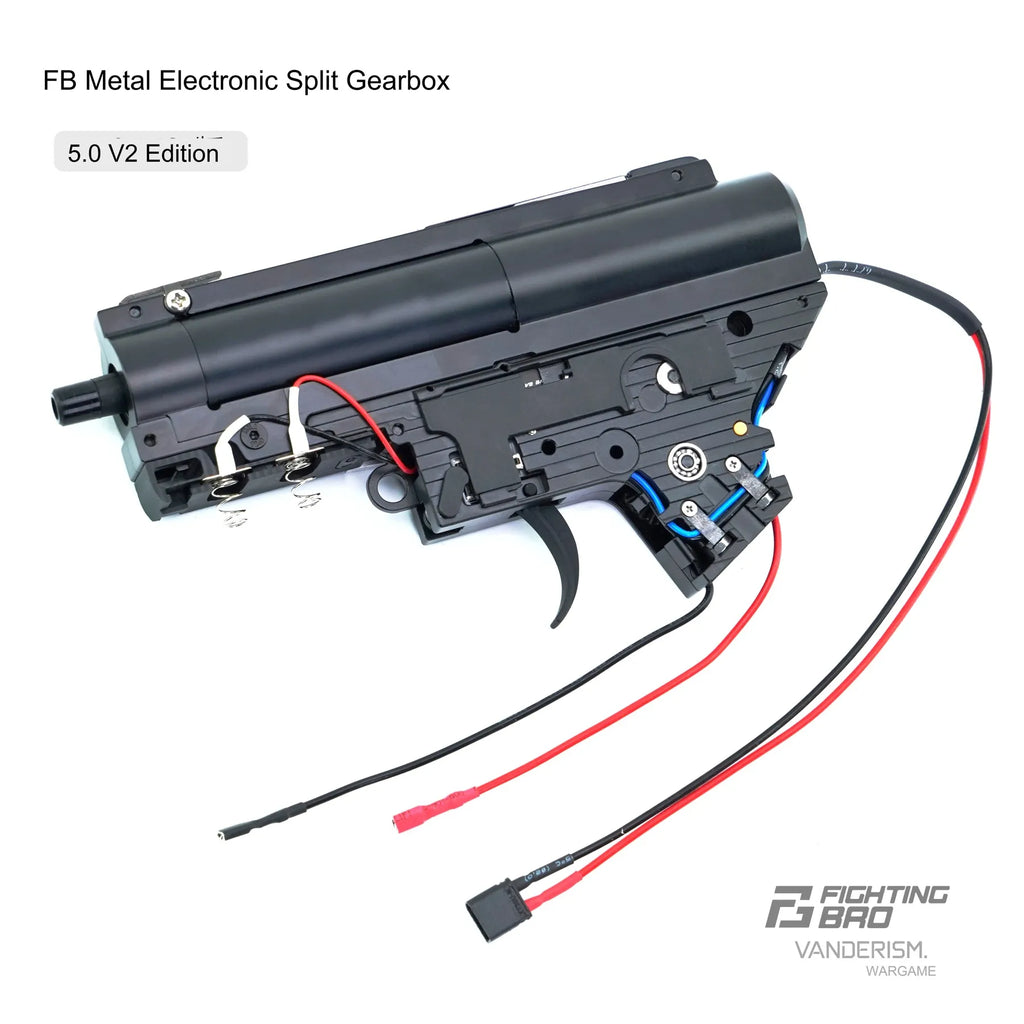 FB V5.0 V2 Split Metal Gearbox with Electronic Fire Control | Gel Blaster WGG WGB (Pre-Order 50 Hari)