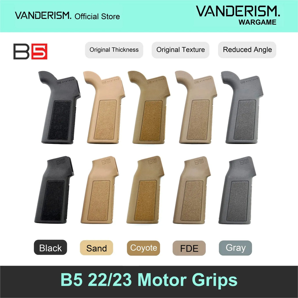 B5 Type 22 and 23 480 Motor Grips (Pre-Order 50 Hari)