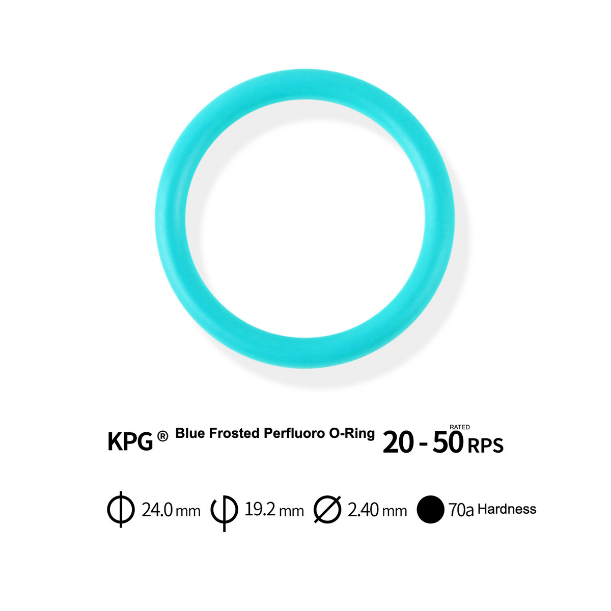 KPG O-Ring Perfluoro Frosted