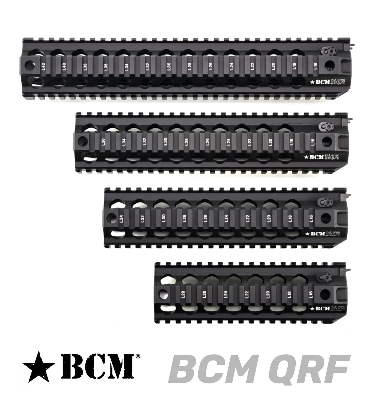BCM QRF Metal Handguards | Gel Blaster WGG WGB Airsoft (Pre-Order 50 Hari)