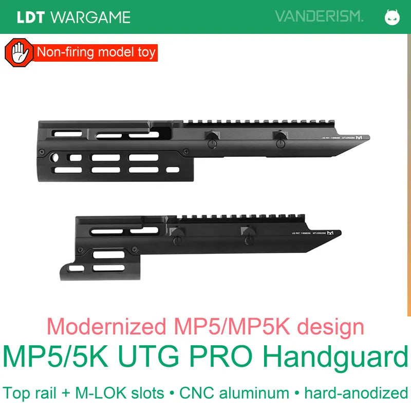 MP5 / MP5K UTG PRO Modern MLOK Handguard (Pre-Order 50 Hari)