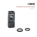 NOVESKE N4 Steel Flash Hider | Gel Blaster WGG WGB Airsoft (Pre-Order 50 Hari)