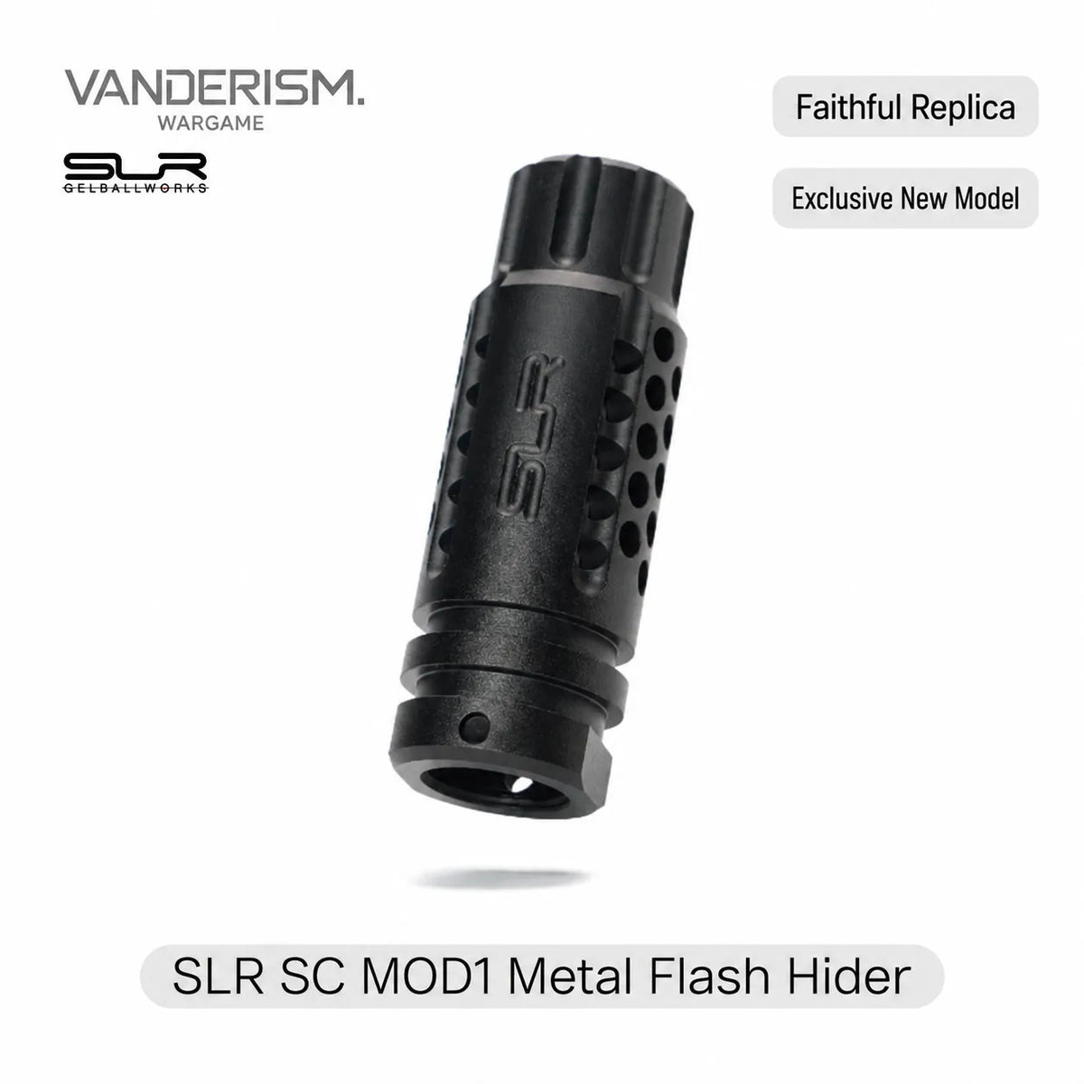 SLR CNC Handstop and SC Metal Flash Hider (Pre-Order 50 Hari)