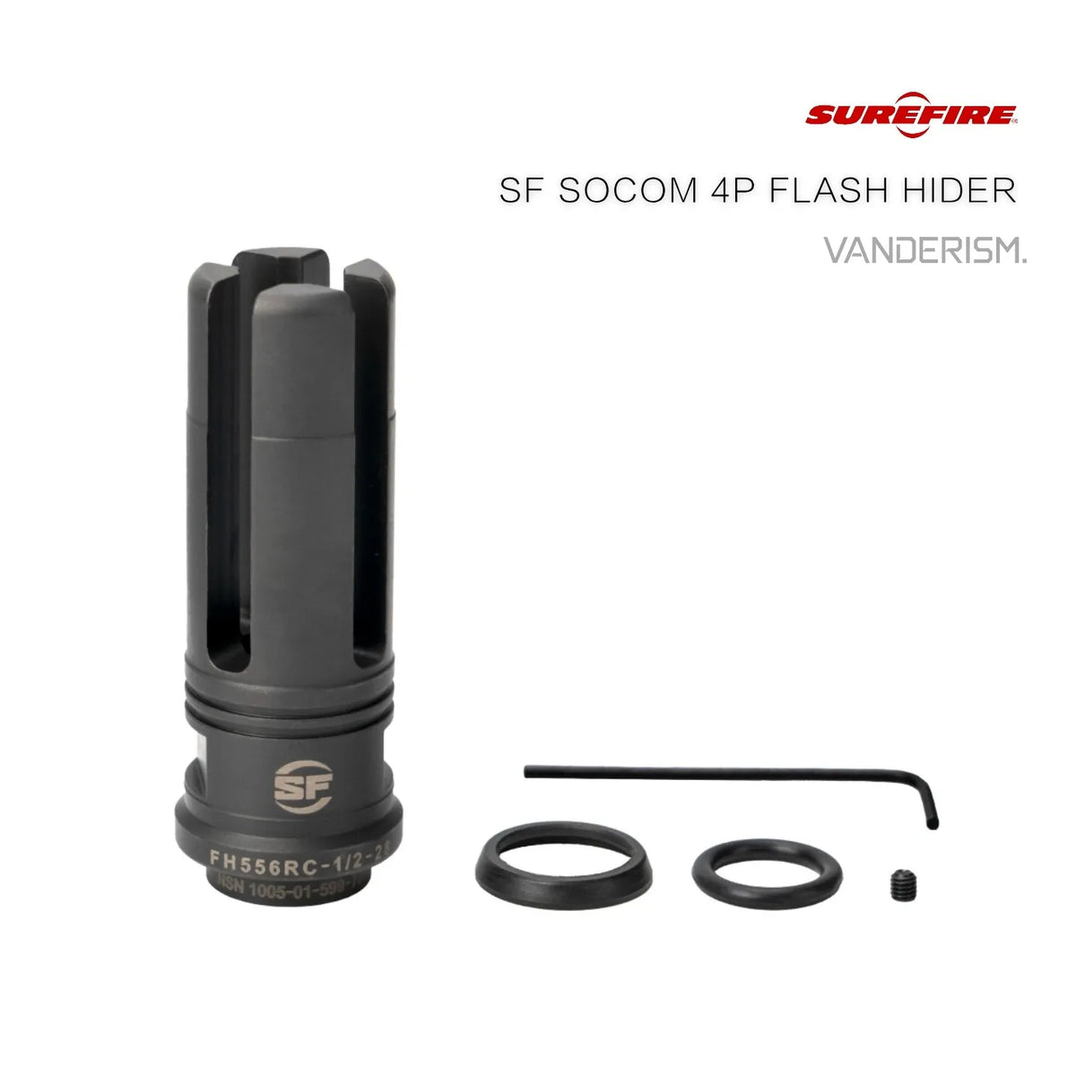 SF WARCOMP and SOCOM 4P Steel Flash Hiders | Gel Blaster WGG WGB Airsoft (Pre-Order 50 Hari)
