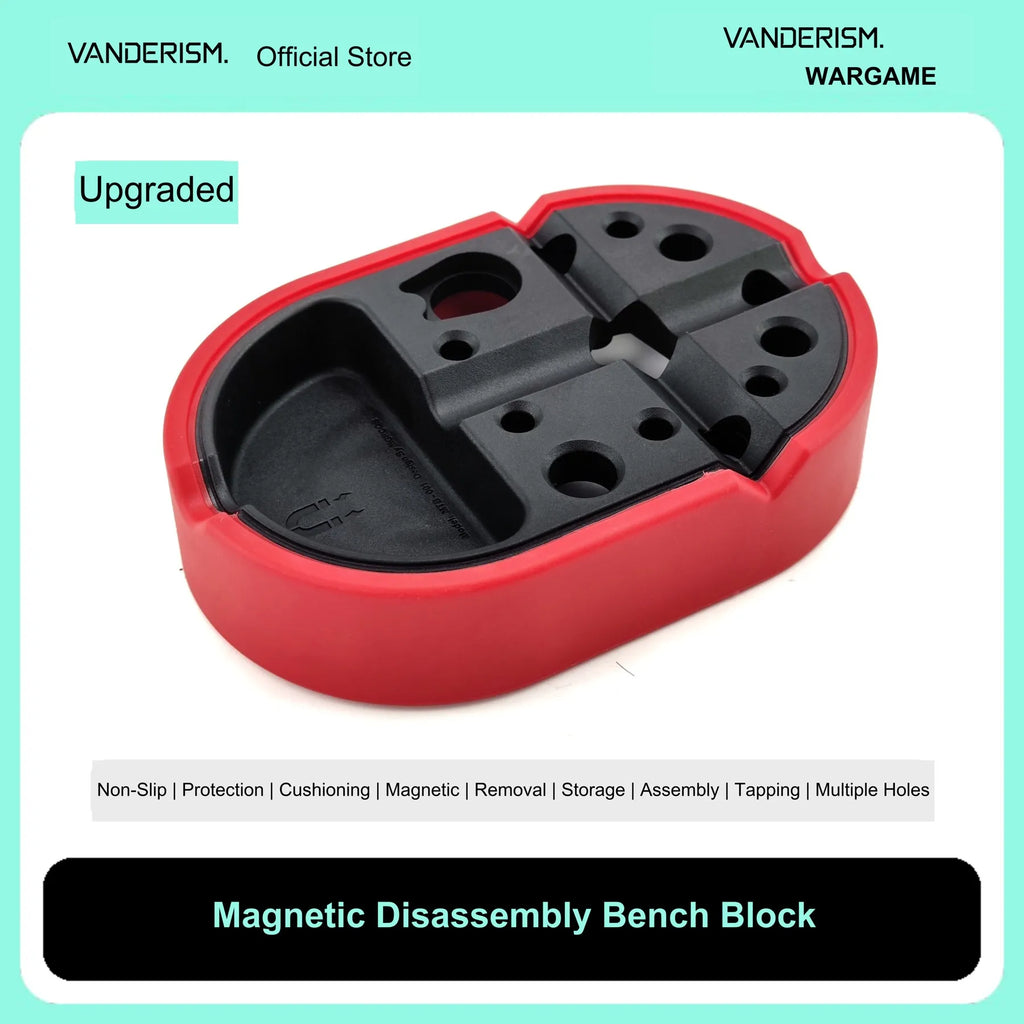 Magnetic Bench Block and Parts Tray | Perlengkapan Gel Blaster WGG (Pre-Order 50 Hari)