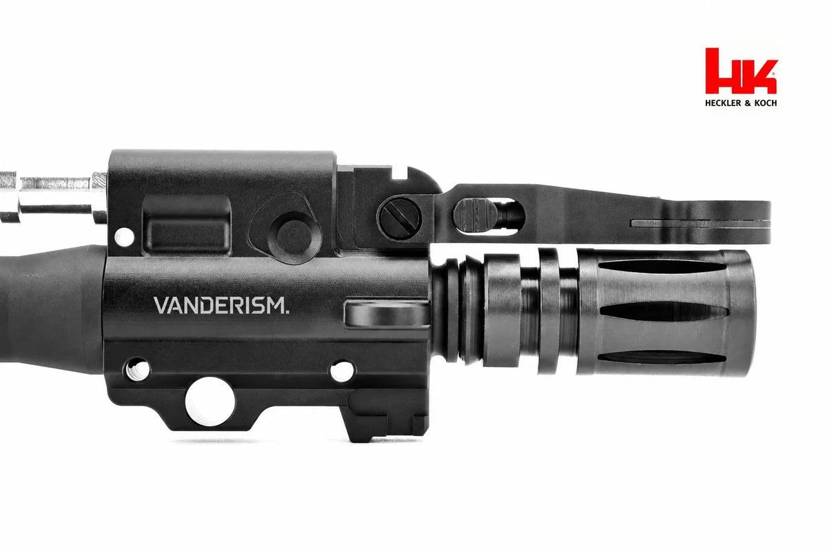 HK416 Outer Barrel Gas Block Sight and Flash Hider Set (Pre-Order 50 Hari)