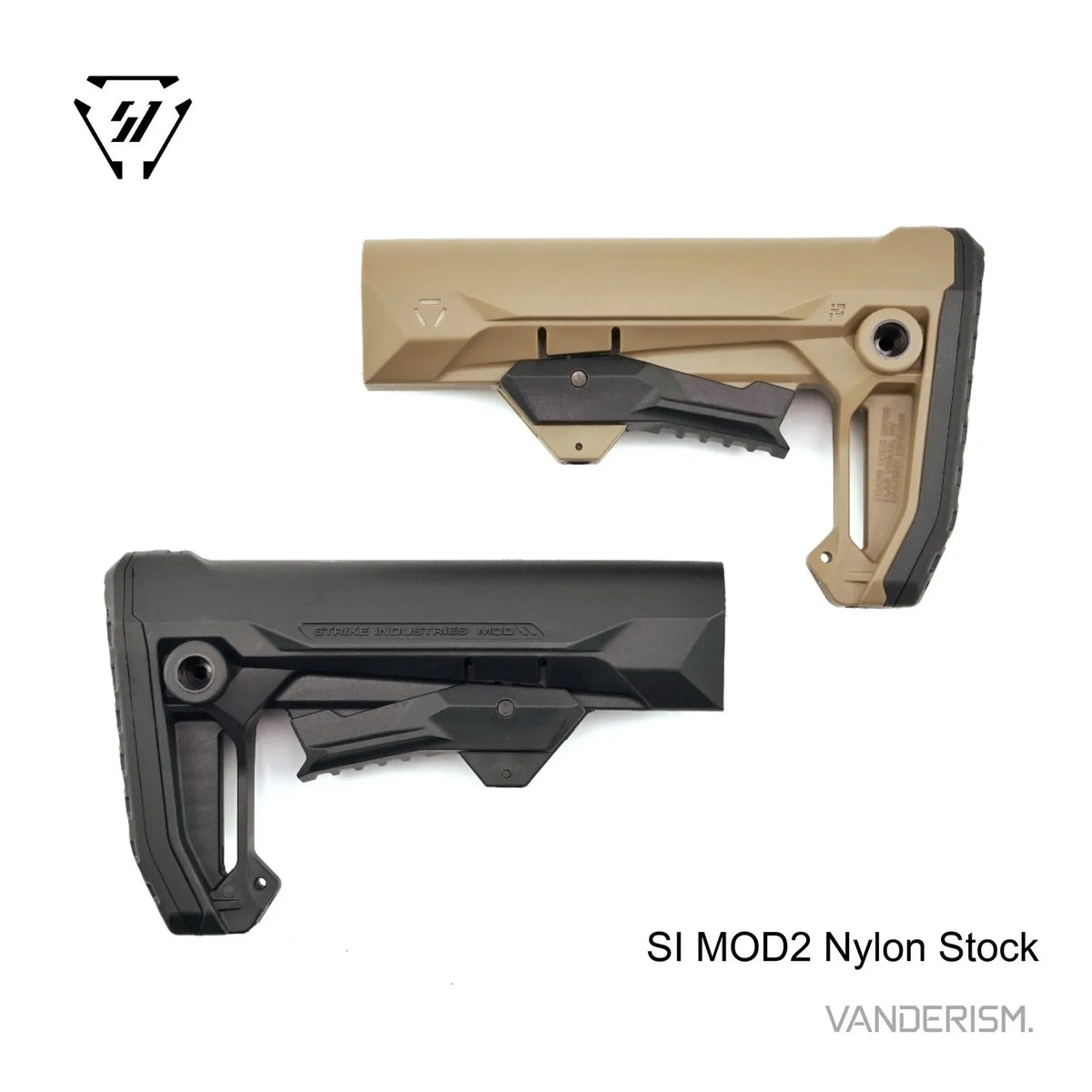 SI MOD2 Nylon Stock | Gel Blaster WGG WGB Airsoft (Pre-Order 50 Hari)