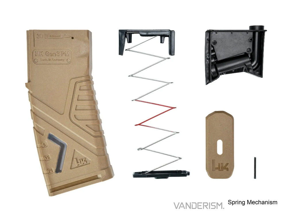 HK416 GEN3 Gen 2 Nylon Pressure Magazine (Pre-Order 50 Hari)