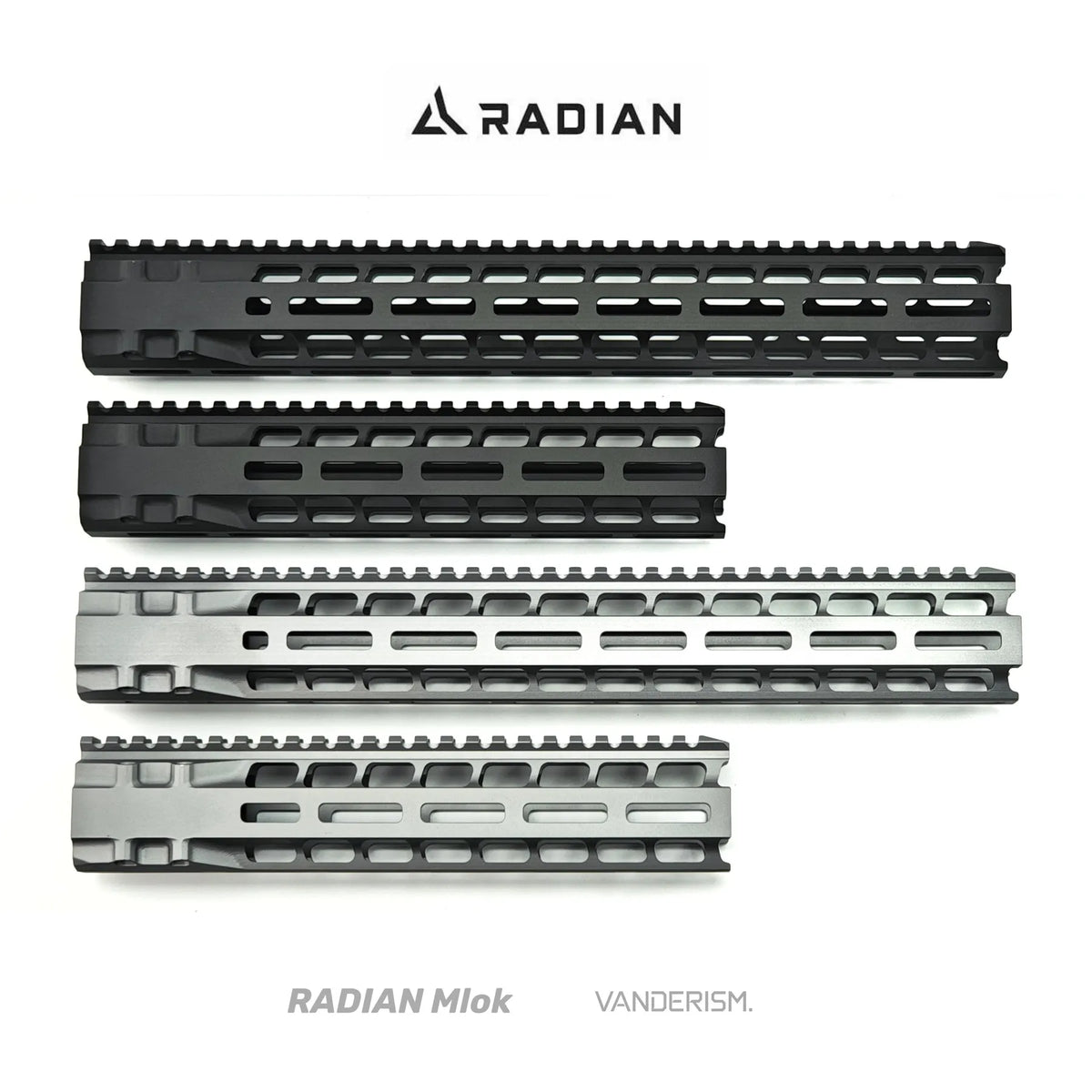 RADIAN Metal Handguards | Gel Blaster WGG WGB Airsoft (Pre-Order 50 Hari)