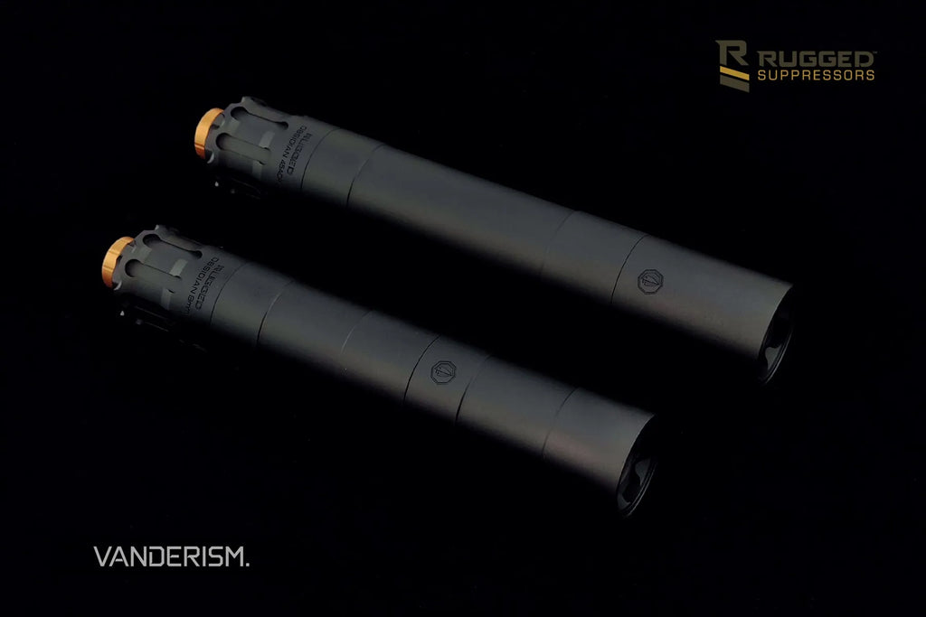 RUGGED Obsidian 9 and 45 Metal Mock Suppressors | Gel Blaster WGG WGB Airsoft (Pre-Order 50 Hari)