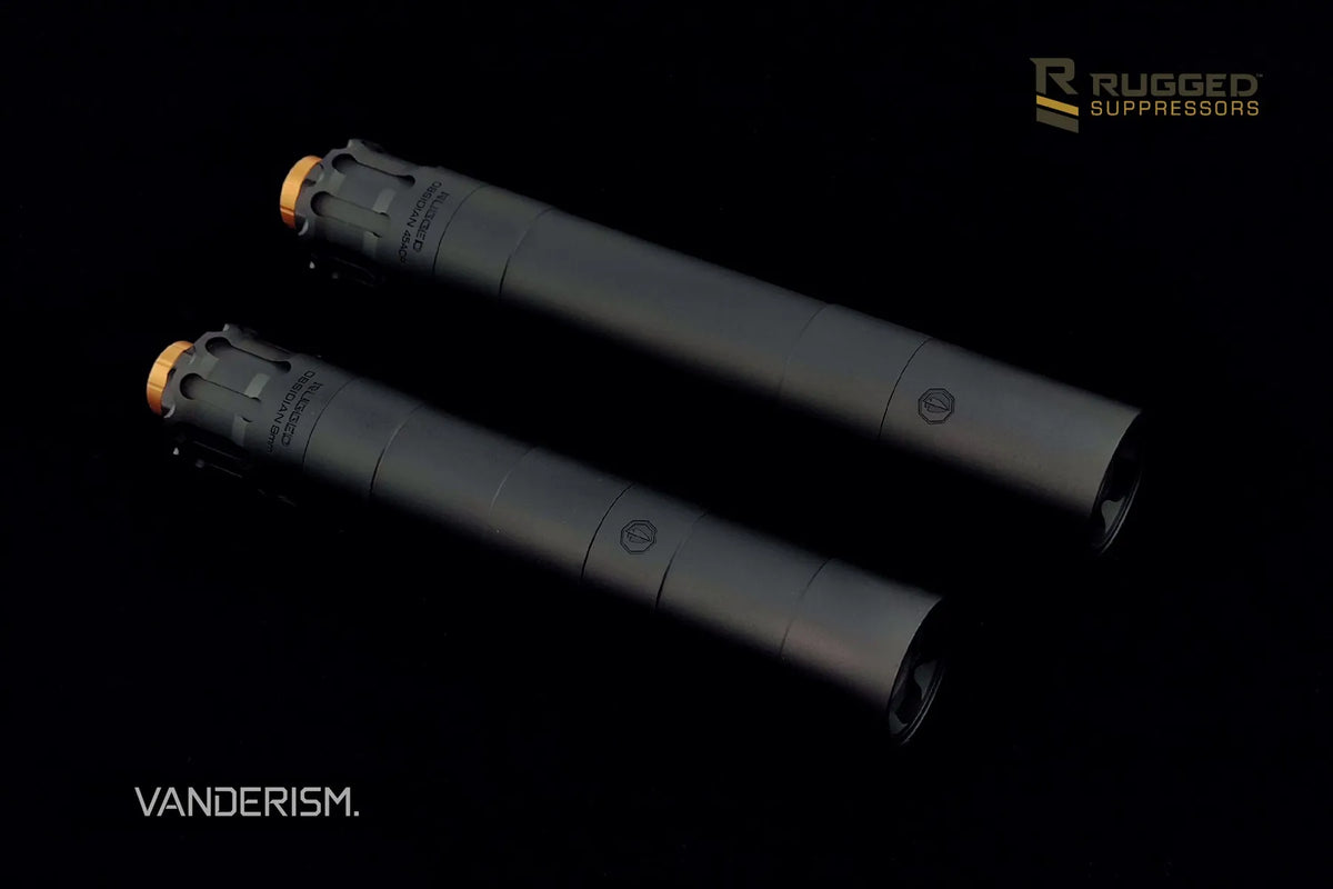 RUGGED Obsidian 9 and 45 Metal Mock Suppressors | Gel Blaster WGG WGB Airsoft (Pre-Order 50 Hari)