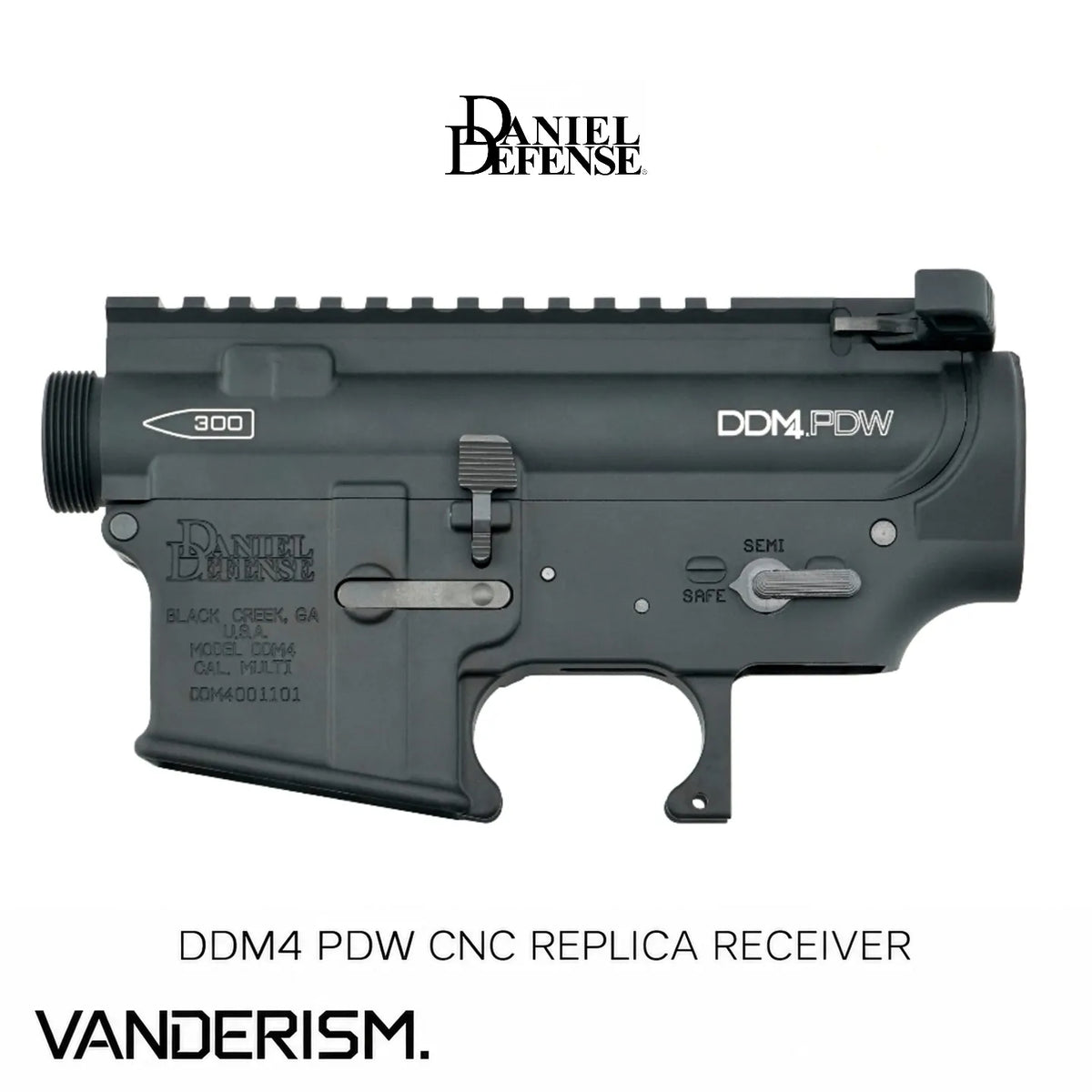 DDM4 PDW CNC Metal Body Kit | Gel Blaster WGG WGB (Pre-Order 50 Hari)