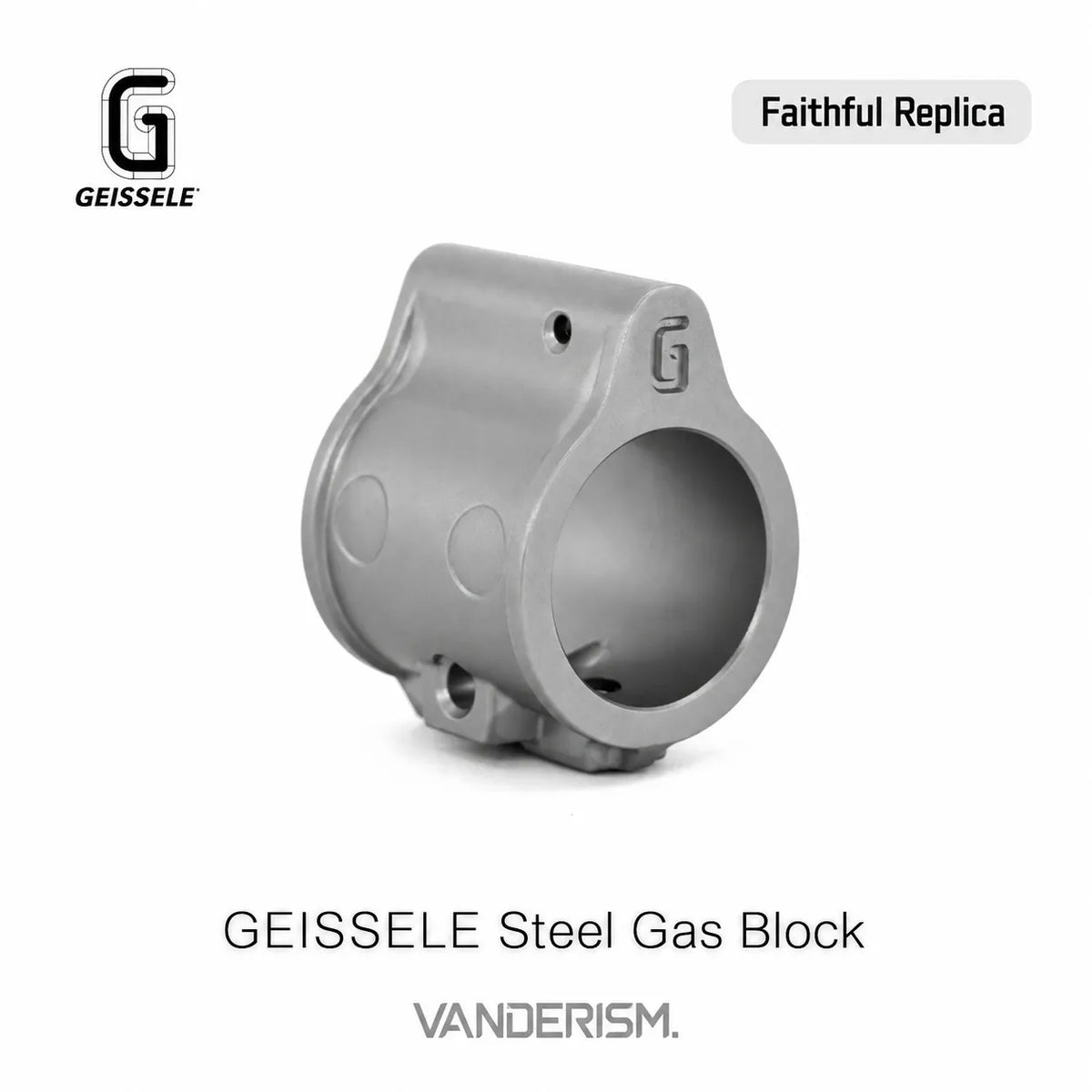 GEISSELE Steel Gas Block | Gel Blaster WGG WGB (Pre-Order 50 Hari)