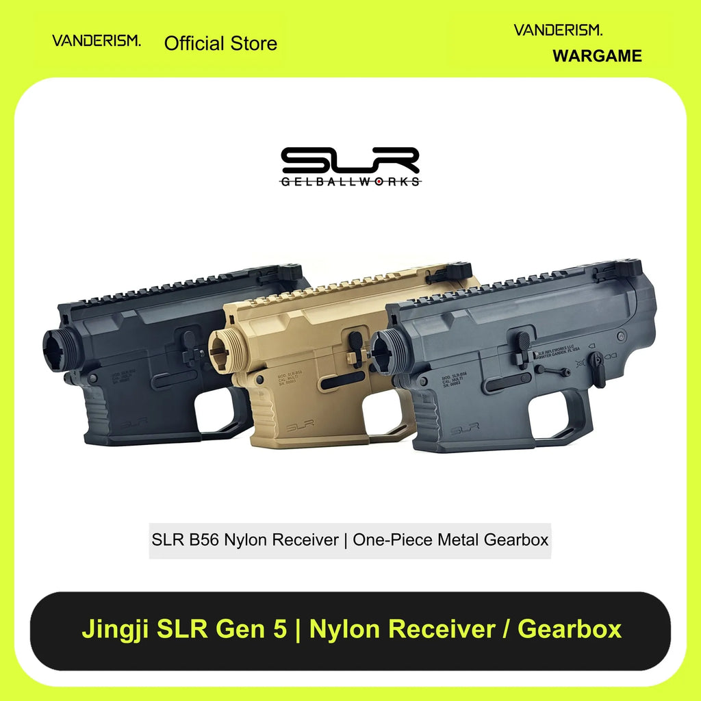 Jingji SLR B56 Gen 5 Nylon Receiver and Metal Gearbox | Gel Blaster WGG WGB (Pre-Order 50 Hari)
