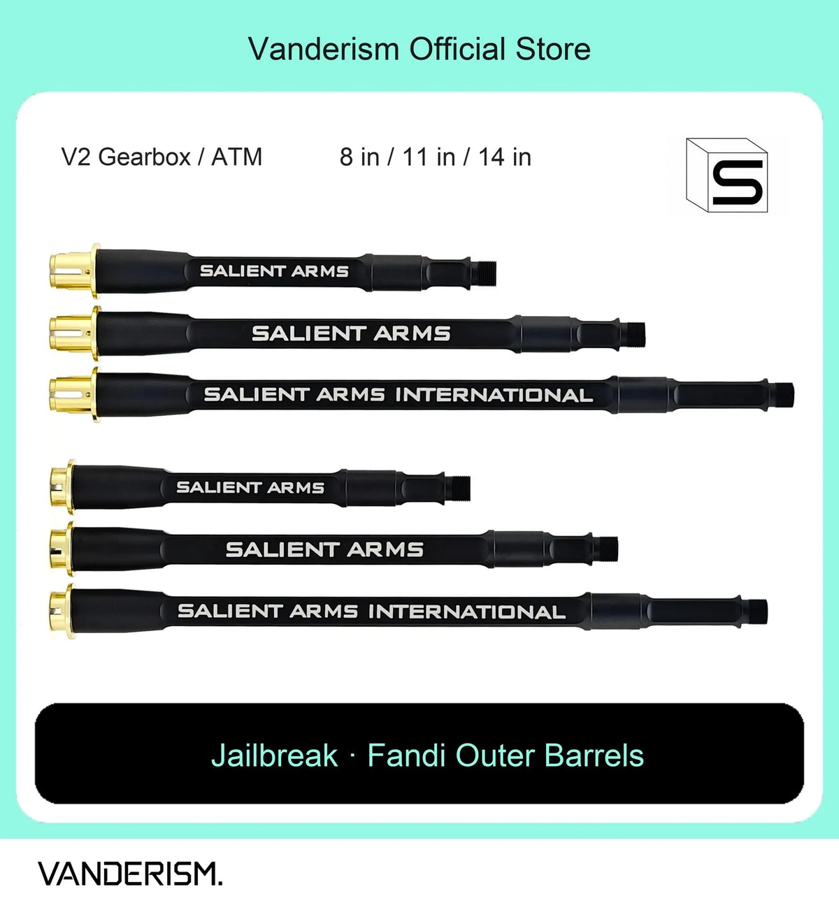 SAI GRY Jailbreak Fandi Outer Barrel (Pre-Order 50 Hari)