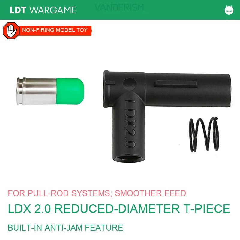 LDX CNC Reduced-Diameter Nozzle for Tappet-Plate Systems and 2.0 T-Piece (Pre-Order 50 Hari)