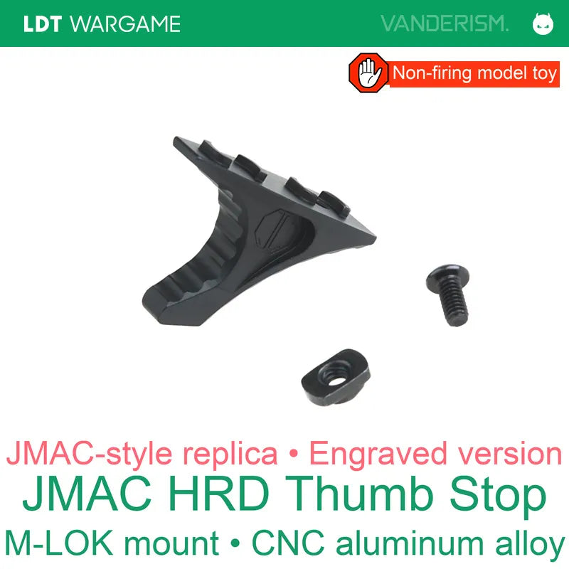 LDT JMAC HRD Replica Thumb Stop for Foam-Dart / Gel-Blaster Toys (Pre-Order 50 Hari)