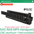 LDT MP5 KAC RAS Handguard with Three-Sided Rails for Toy Models (Pre-Order 50 Hari)