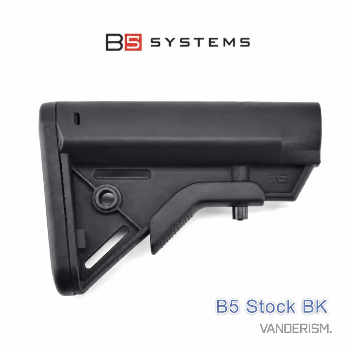 B5 BRAVO Nylon Stock | Gel Blaster WGG WGB Airsoft (Pre-Order 50 Hari)
