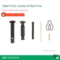 QPQ-Treated Steel Quick-Release Front / Rear Receiver Pins for AR / LDT416 (Pre-Order 50 Hari)