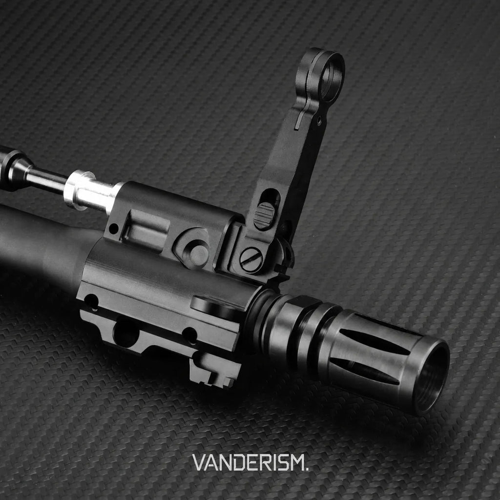 HK416 Outer Barrel Gas Block Sight and Flash Hider Set (Pre-Order 50 Hari)