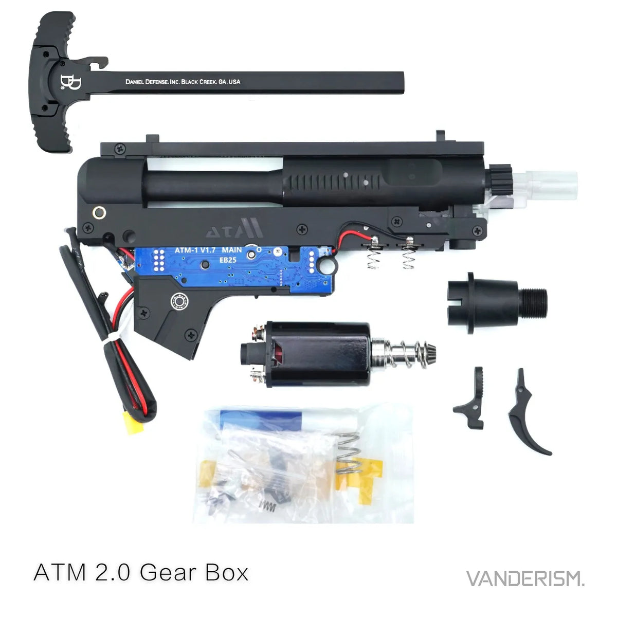 ATM 2.0 Gearbox and CNC Upgrade Parts | Gel Blaster WGG WGB (Pre-Order 50 Hari)