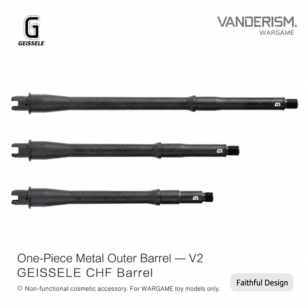 GEISSELE One Piece Outer Barrels for ATM | Gel Blaster WGG WGB (Pre-Order 50 Hari)