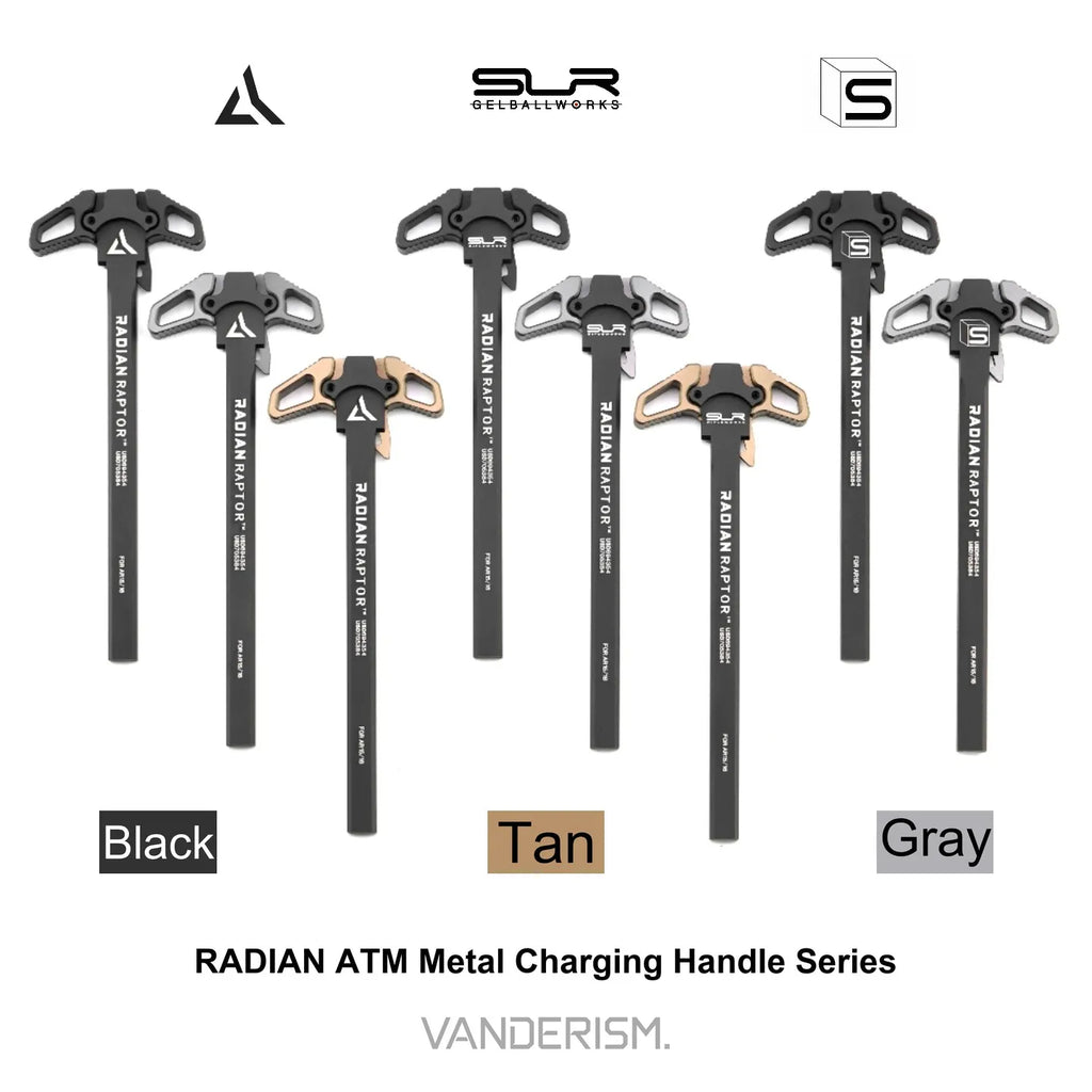 RADIAN SLR SAI Charging Handles for ATM | Gel Blaster WGG WGB (Pre-Order 50 Hari)