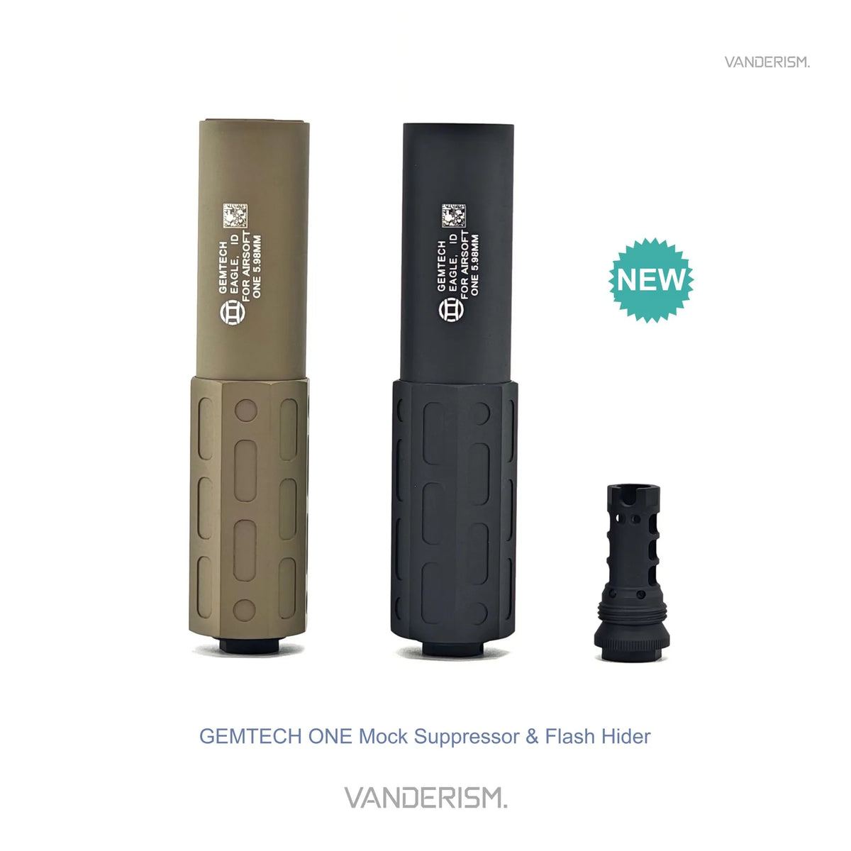 GEMTECH ONE and OSS BPR2 Mock Suppressors (Pre-Order 50 Hari)