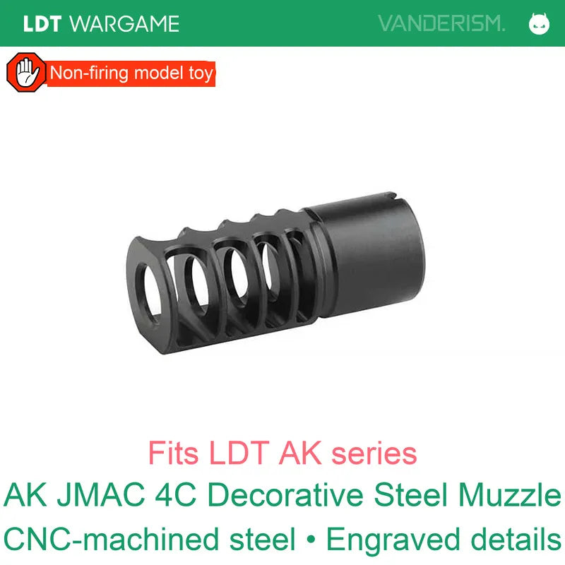 LDT AK JMAC-Style Toy-Model Accessories: Handguards, Receivers and Stocks (Pre-Order 50 Hari)