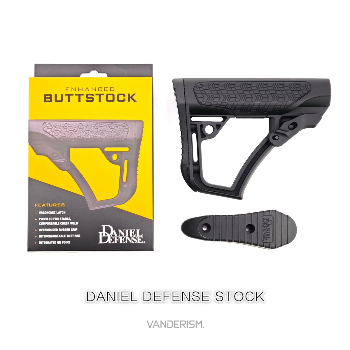 DD Nylon Stock | Gel Blaster WGG WGB Airsoft (Pre-Order 50 Hari)