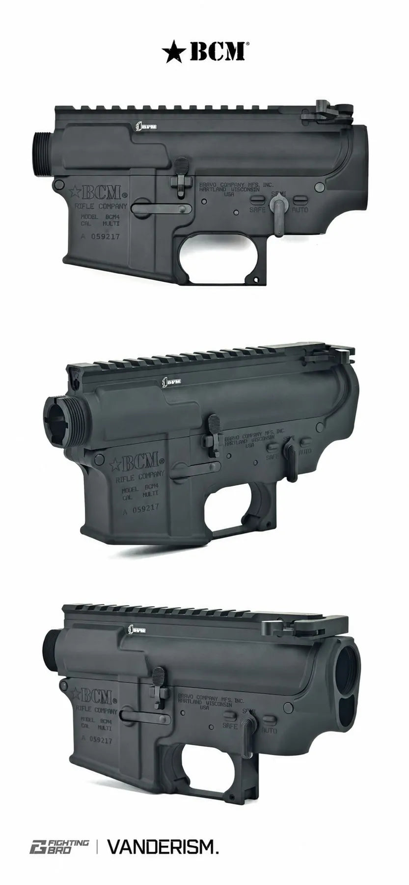 BCM MK2 Metal Receiver Kit | Gel Blaster WGG WGB (Pre-Order 50 Hari)