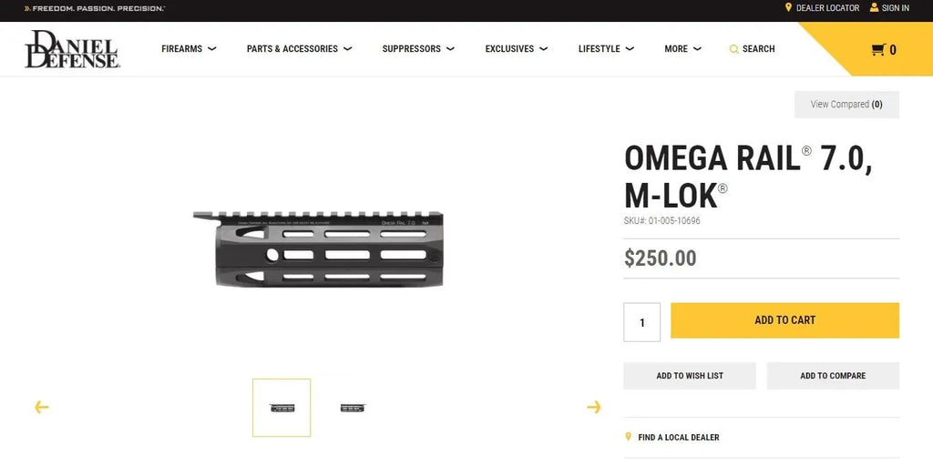 DD OMEGA Metal Handguard | Gel Blaster WGG WGB Airsoft (Pre-Order 50 Hari)